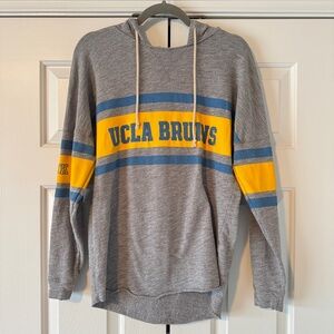Victoria's Secret Pink Gray, Yellow, and Blue UCLA Bruins Hoodie, XS